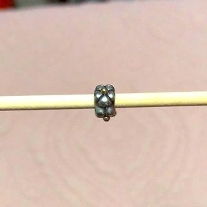 *Retired* Pandora Two Tone Flower charm